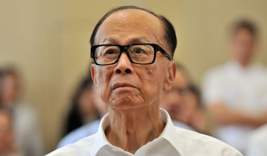 疲惫的李嘉诚